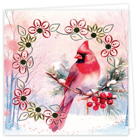 Dot and Do Cards 31 - Berries Beauties - Red Birds DODOPP031