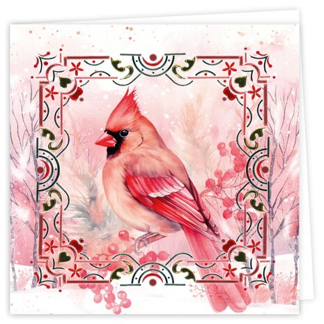Dot and Do Cards 31 - Berries Beauties - Red Birds DODOPP031