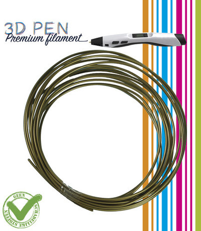 3D Pen filament - 5M - goudbrons