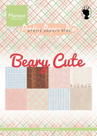 Marianne design - Beary cute - Pretty paper bloc, 