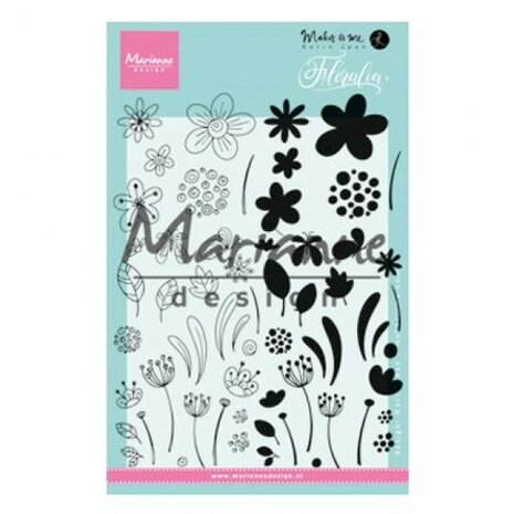 Clear stamp floralia  KJ 1722 