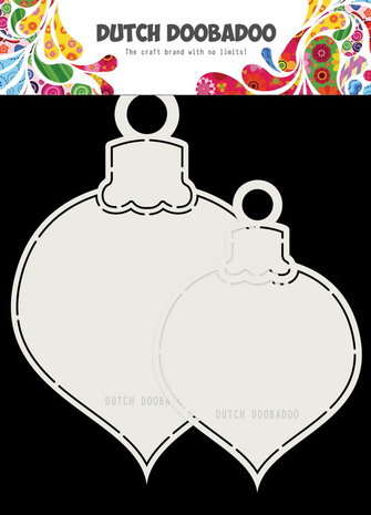 Dutch Doobadoo - Dutch Shape Art -2x kerstballen max 13x19 cm 470.173.721