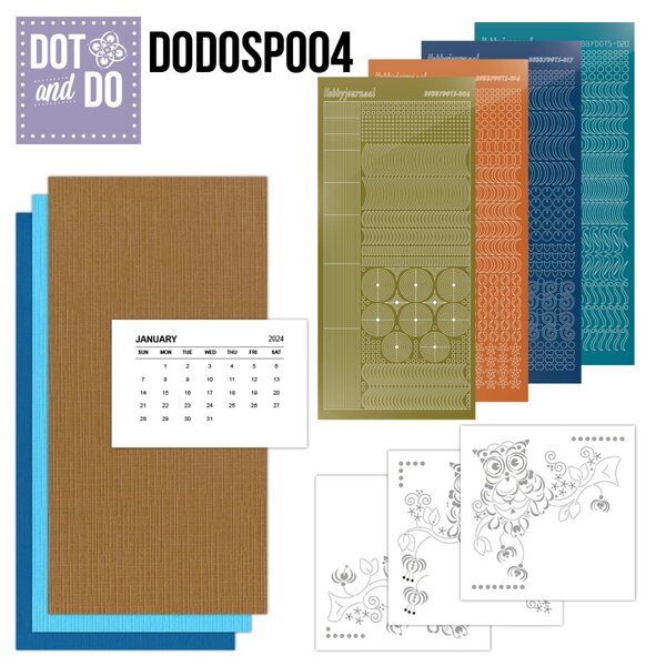 Dot and Do Special Calander set 4 - Owls DODOSP004