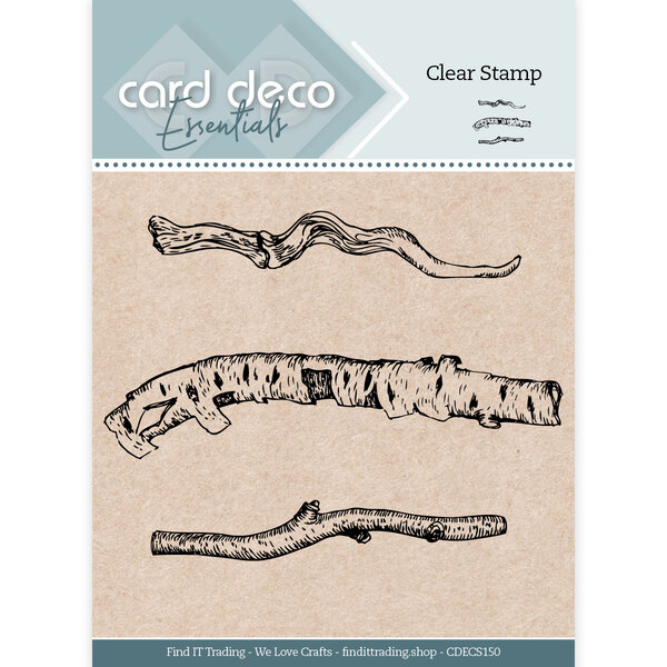 Card Deco Essentials - Clear Stamp - Birch Trunk CDECS150