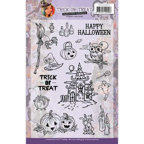 Clear Stamps - Yvonne Creations - Happy Halloween YCCS10077