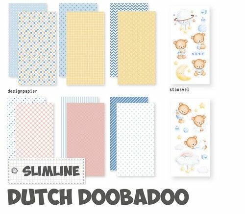 Dutch Doobadoo CraftyKit Slimline Babyboy 473.005.056 210x210mm 473.005.056