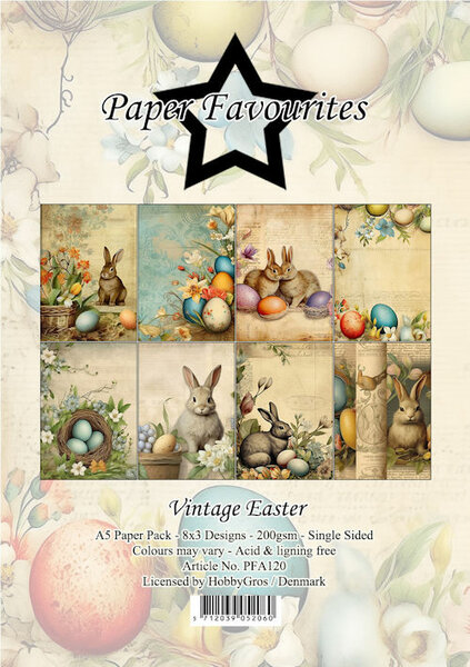 &nbsp; Paper Favourites A5 Vintage Easter &nbsp;PFA120&nbsp;