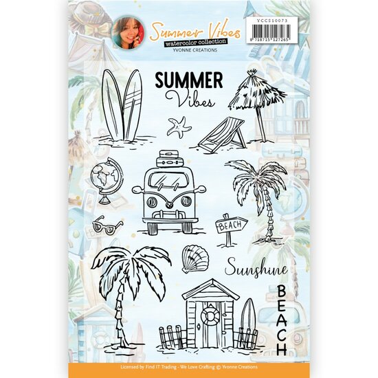 Clear Stamps - Yvonne Creations - Summer Vibes YCCS10073