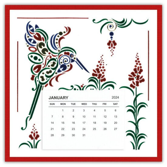 Dot and Do Special Calander set 5 - Graphic Birds DODOSP005