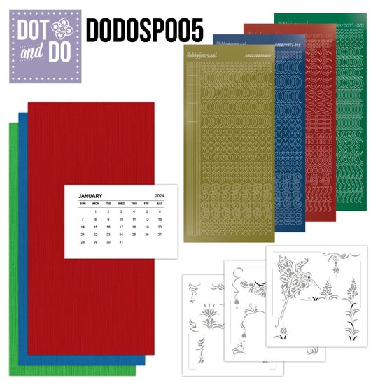 Dot and Do Special Calander set 5 - Graphic Birds DODOSP005