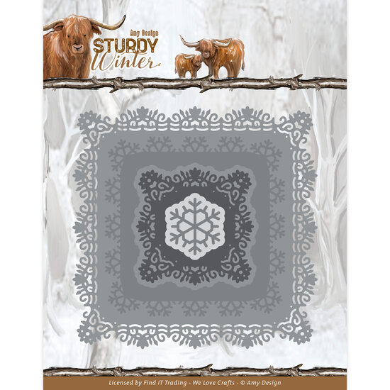 Dies - Amy Design Sturdy Winter - Winter Square ADD10306