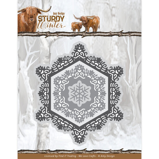 Dies - Amy Design Sturdy Winter - Winter Hexagon ADD10307