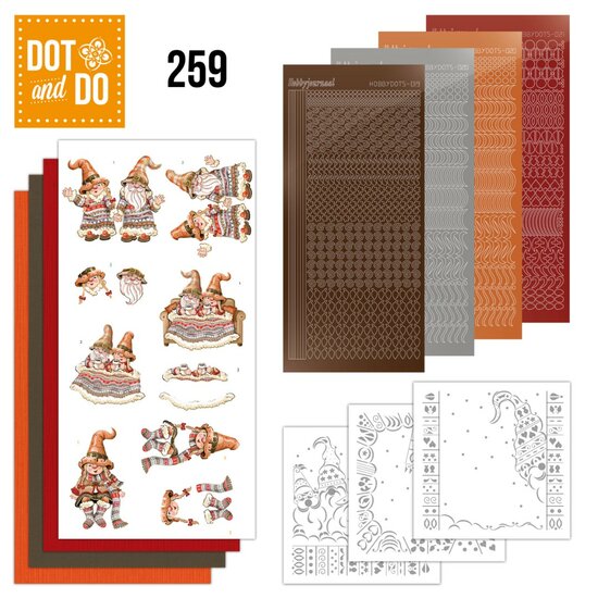 Dot and Do 259 - Yvonne Creations - Gnomes Blanket DODO259