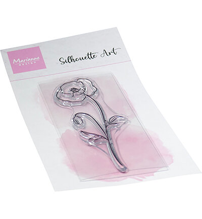 Clear Stamp Silhouette Art - Poppy CS1160