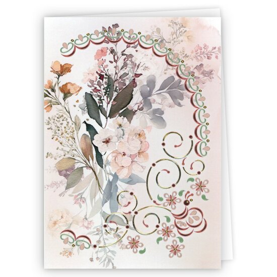 Dot and Do Cards A6 1 - Wedding Flowers DODOPPA6001