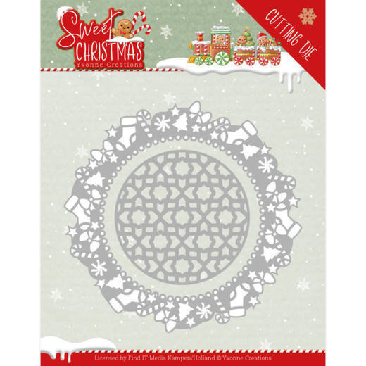 YCD10178 Dies - Yvonne Creations - Sweet Christmas - Sweet Christmas Frame