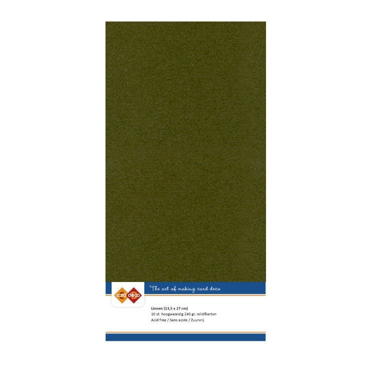LKK-4K55 Linen Cardstock - 4K - Pine Green