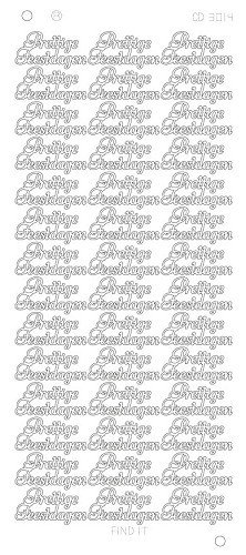 CD3014G Prettige feestdagen klein platinum - Goud