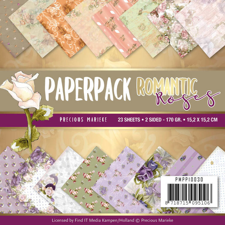PMPP10030 Paperpack - Precious Marieke - Romantic Roses