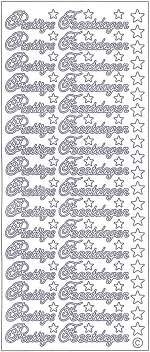 Sticker vel Prett feestd.- goud