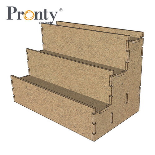   $ Pronty MDF Basic box bottle stairs  460.483.020 