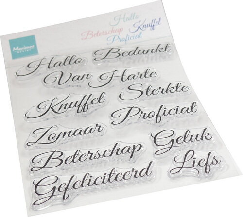  Clear Stamp Elegante wensen  CS1157 