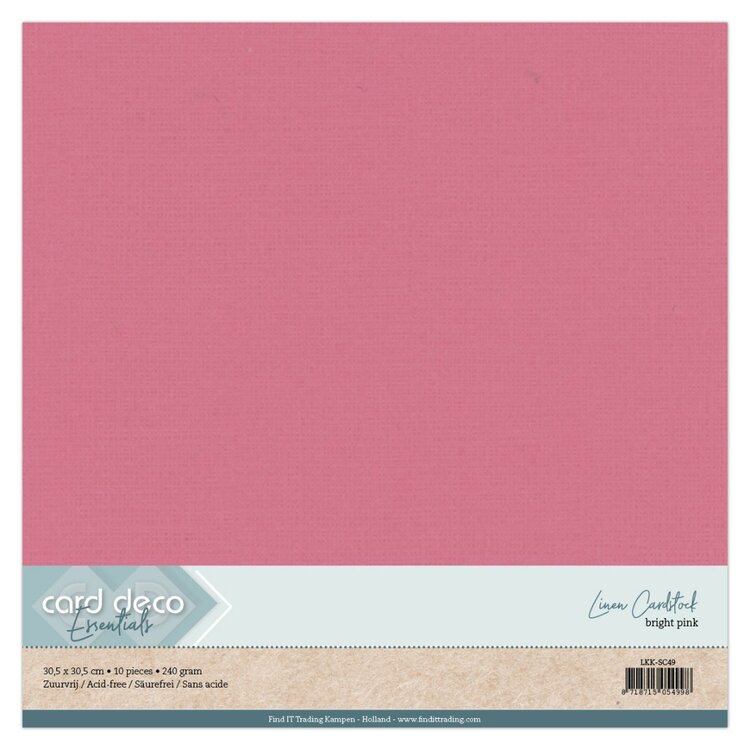 Scrap Hardroze Linnenkarton LKK-SC49