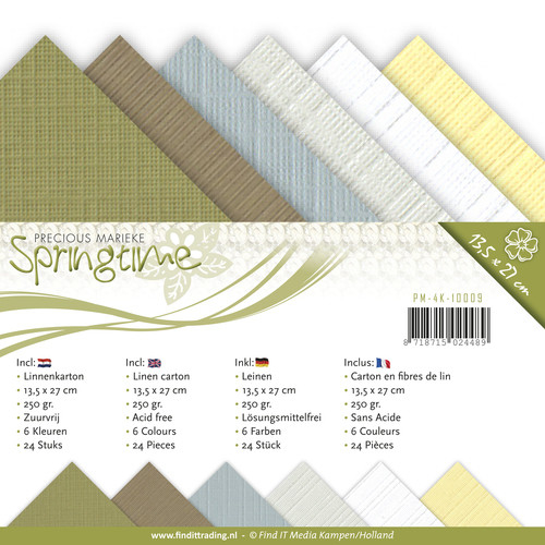 Precious marieke - Springtime,  Linnenpakket vierkante kaart