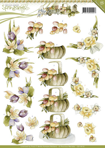 Springtime- knipvel spring flowers