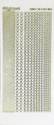 Shiny details - stars  goud