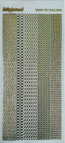 Shiny details - Oval   goud