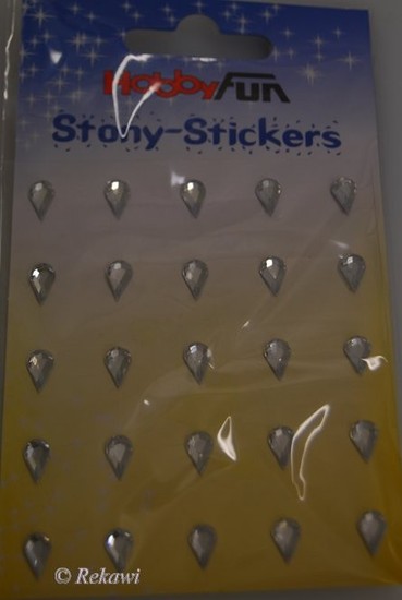 Stony stickers druppel groot