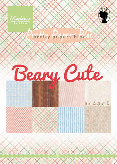 Marianne design - Beary cute - Pretty paper bloc,