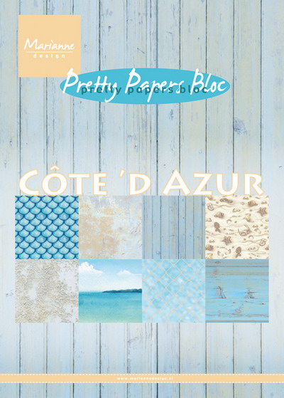 Marianne design - Pretty Papers bloc - Cote d'Azur