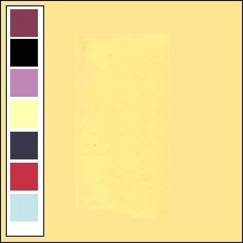 Vierkante kaart licht geel