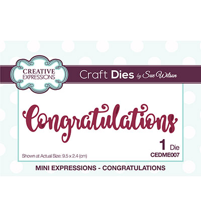 Creative Expressions - CEDME007 - Congratulations