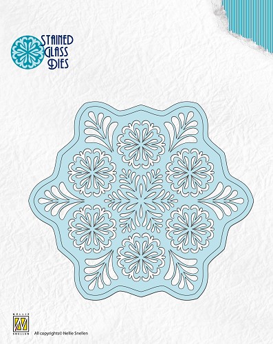 Nellies - Stained Glass Dies - Fantasy flower 2