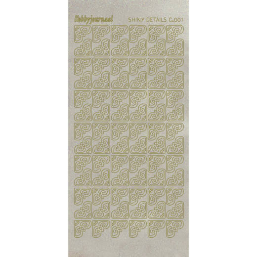 Shiny Details Corners 1 - Goud SDSC001TG