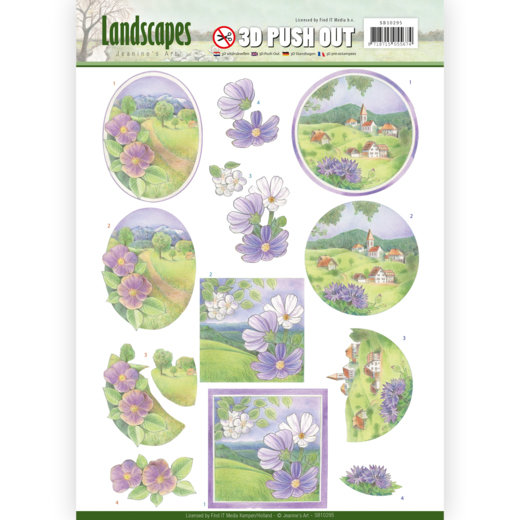 3D Pushout - Jeanine's Art - Landscapes - Spring Landscapes SB10295