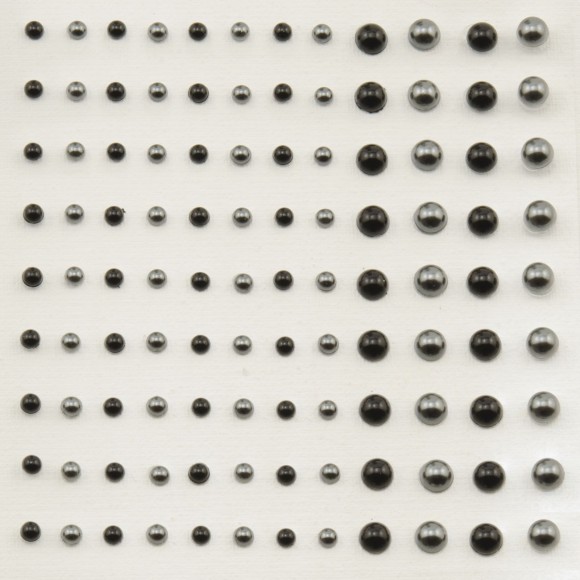 Parels half zelfklevend 3+5mm x108 nuit