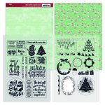 YCMC1004 Mica Sheets - Yvonne Creations - Family Christmas