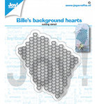 Joy! stencil- Bille harten achtergrond -  6002/1363