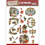 3D Push Out - Amy Design - History of Christmas - Christmas Lanterns