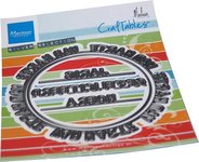 Marianne D Craftable CR1560 - Van harte cirkel By Marleen (NL)  120x160mm