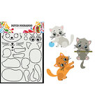 Dutch Doobadoo  Card Art Built up Kitten 470.784.42 A5 
