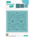 Nellie‘s Choice Stamping Die - Vierkant Kerstster STAD016 125x125mm