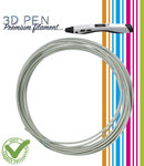 3D Pen filament - 5M - lichtgrijs