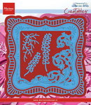 Marianne desgn - Creatables stencil - Anja's frilly square