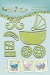 LCR45.0539 Lea bilitie® Baby stroller-cradle-bath snij en embossing mal
