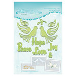 LCR45.1222 Lea bilitie® Pigeons snij en embossing mal